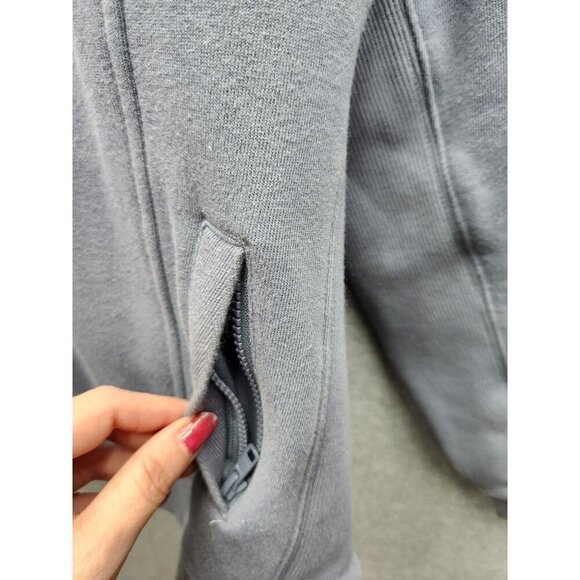 Duluth Trading Co.  Gray Full-Zip Sweatshirt Jacket XL Cotton/Polyester Blen - Picture 2 of 4